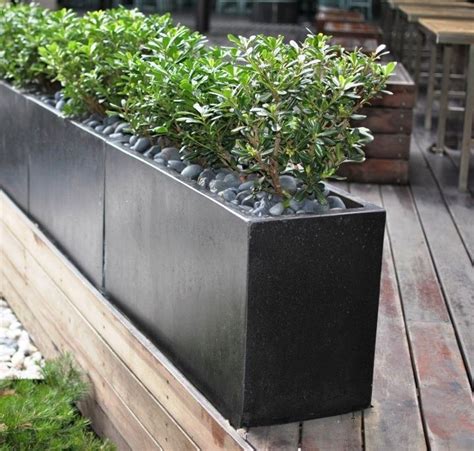 metalic look rectangular planter box 9 high|rectangular planter box.